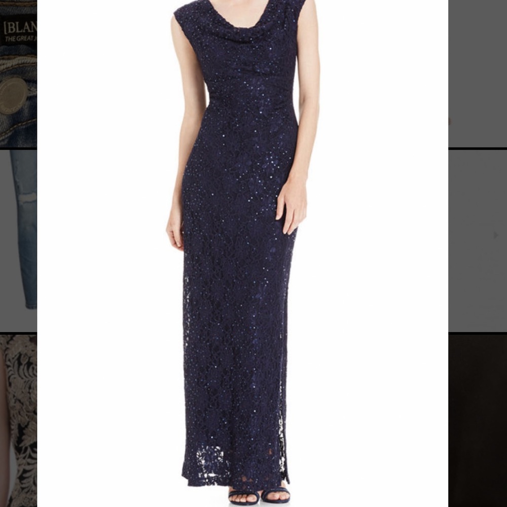 BRAND NEW BLUE GOWN SZ 10